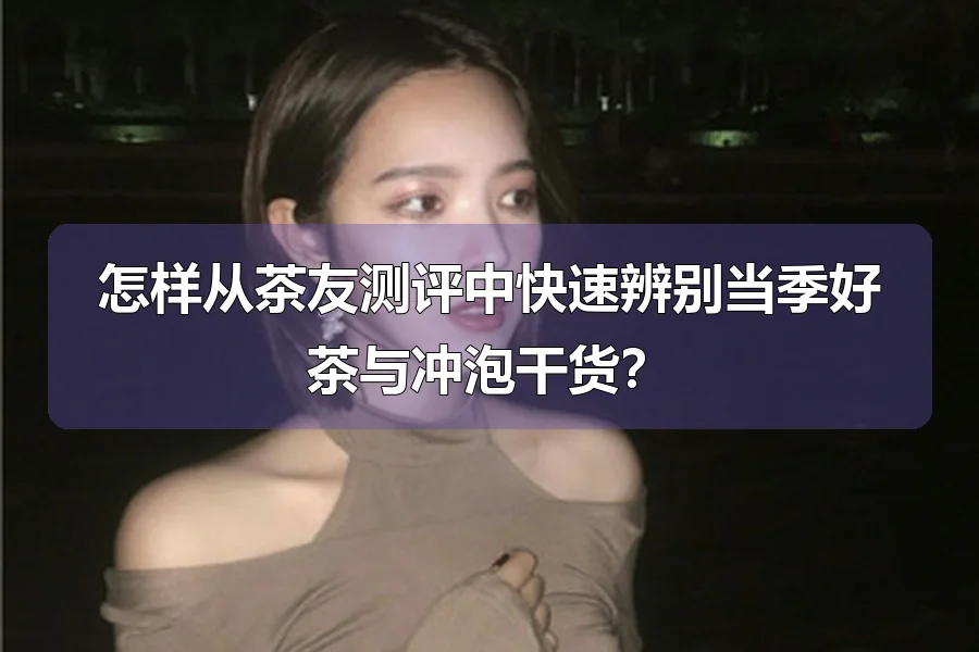 怎样从茶友测评中快速辨别当季好茶与冲泡干货？